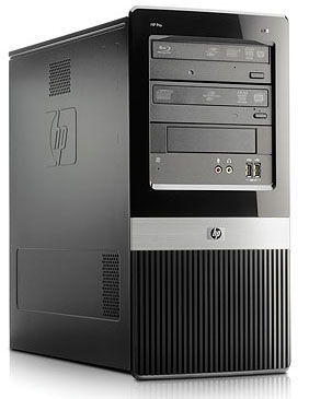 HP Pro 3005 AMD Athlon II X2 250 2 GB DDR3-SDRAM 320 GB NVIDIA GeForce 9100 Windows XP Professional Micro Tower PC Black