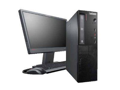 Lenovo ThinkCentre A70 Intel® Pentium® E5500 2 GB DDR3-SDRAM 320 GB Intel® GMA X4500 Windows 7 Professional SFF PC Black