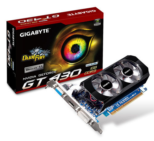GIGABYTE GV-N430OC-1GL graphics card NVIDIA GeForce GT 430 1 GB GDDR3