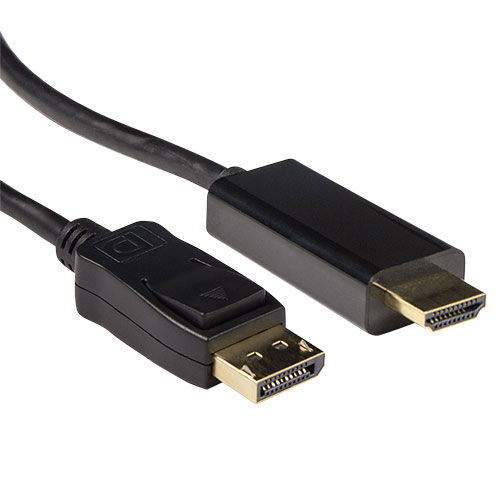 ACT 1.8 meters adapter cable DisplayPort male to HDMI-A male