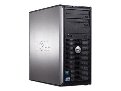 DELL OptiPlex 380MT Intel® Core™2 Duo E7500 2 GB DDR3-SDRAM 250 GB Windows 7 Professional Mini Tower PC Black, Grey