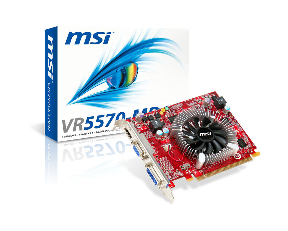 MSI V807-002R graphics card AMD 1 GB GDDR2