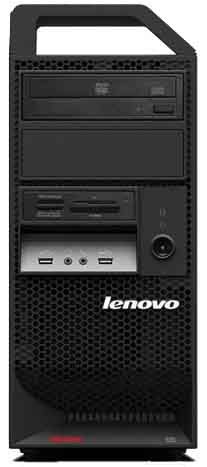 Lenovo ThinkStation E20 Intel® Xeon® 3000 Sequence X3430 2 GB DDR3-SDRAM Windows 7 Professional Tower Workstation Black