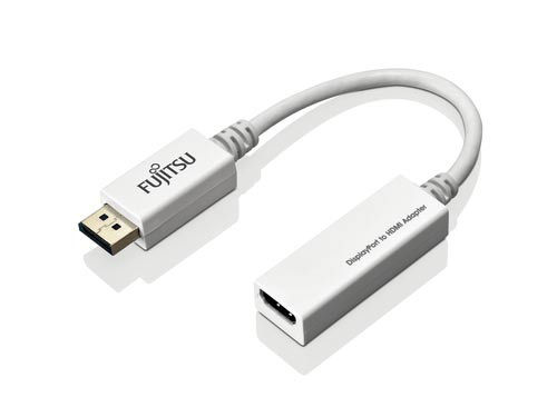 Fujitsu S26391-F6055-L200 video cable adapter HDMI Type A (Standard) DisplayPort White