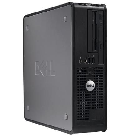 DELL OptiPlex 780 SF Intel® Core™2 Duo E8500 4 GB DDR3-SDRAM 320 GB Windows 7 Professional SFF PC Black