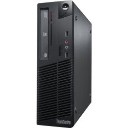 Lenovo ThinkCentre M70e Intel® Core™2 Duo E8500 4 GB DDR3-SDRAM 320 GB Windows 7 Professional SFF PC Black