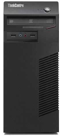Lenovo ThinkCentre M70e Intel® Core™2 Duo E8500 2 GB DDR3-SDRAM 320 GB Windows 7 Professional Tower PC Black