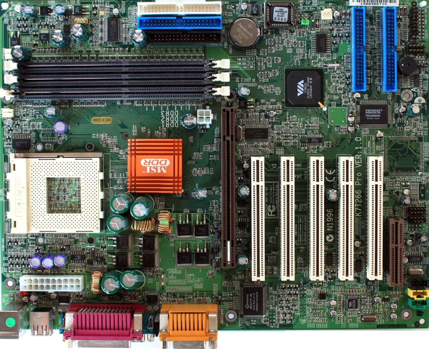 MSI K7T266PRO-R motherboard Socket A (462) ATX