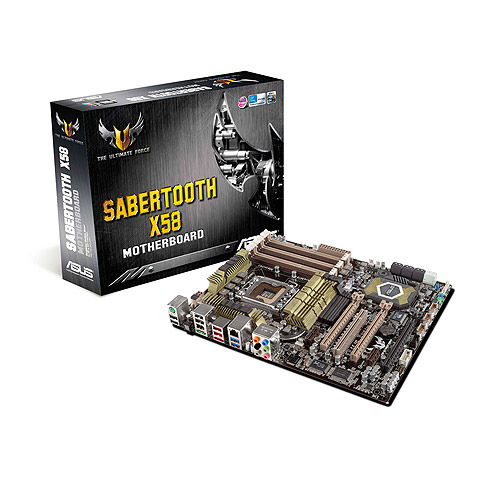ASUS Sabertooth X58 Intel® X58 Socket B (LGA 1366) ATX