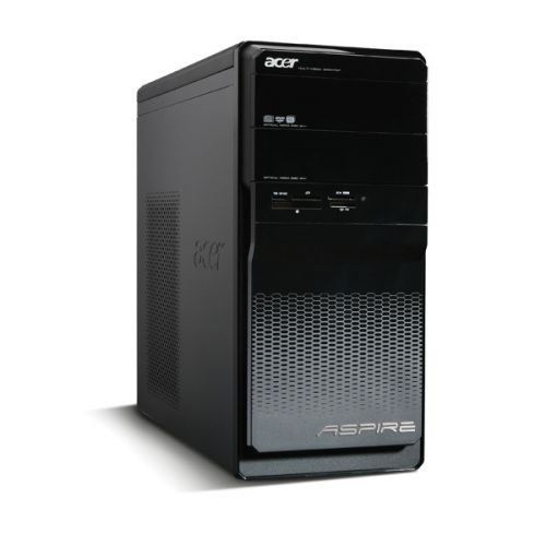 Acer Aspire AM3300-E1222 Intel Pentium G 620 4 GB DDR2-SDRAM 750 GB AMD Radeon HD 3200 Windows 7 Home Premium Tower PC Black