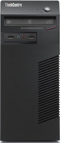 Lenovo ThinkCentre M70e Intel® Core™2 Duo E8400 2 GB DDR3-SDRAM 320 GB Windows 7 Professional Tower PC Black