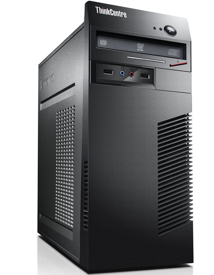 Lenovo ThinkCentre M75e AMD Athlon II X2 B22 2 GB DDR3-SDRAM 250 GB AMD Radeon 3000 Windows 7 Professional Tower PC Black