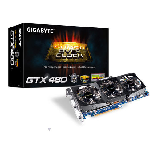 GIGABYTE GV-N480SO-15I graphics card NVIDIA GeForce GTX 480 1.5 GB GDDR5