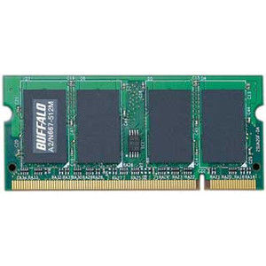 Buffalo A2N667-512M memory module 0.5 GB 1 x 0.5 GB DDR2 200-pin SO-DIMM
