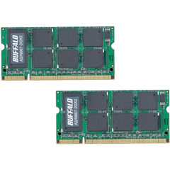 Buffalo TechWorks memory module 2 GB 2 x 1 GB DDR2 200-pin SO-DIMM
