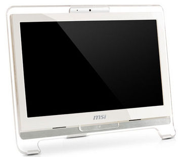 MSI AE1900-05SUS All-in-One PC/workstation Intel Atom® 330 47 cm (18.5") 1366 x 768 pixels Touchscreen 2 GB DDR2-SDRAM 250 GB Intel® GMA 950 Windows Vista Home Basic White