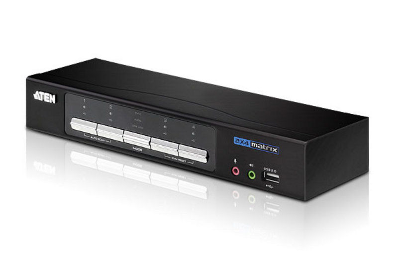 ATEN CM0264 KVM switch Black