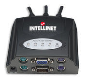 Intellinet 4-Port Mini KVM KVM switch Black