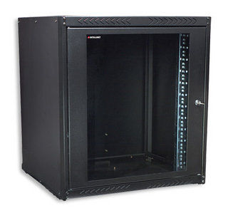 Intellinet 19" 12U Wall mounted rack Black