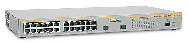 Allied Telesis 10/100/1000T x 24 ports managed Gigabit Layer 2+ switch w/ 2 SFP bays L2