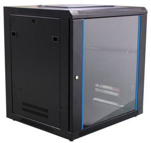 Intellinet 19" 12U Wall mounted rack Black
