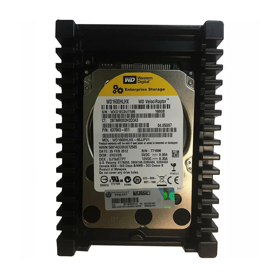 637003-001 - HP 160GB 10000RPM SATA 3Gb/s 3.5-in Hard Drive