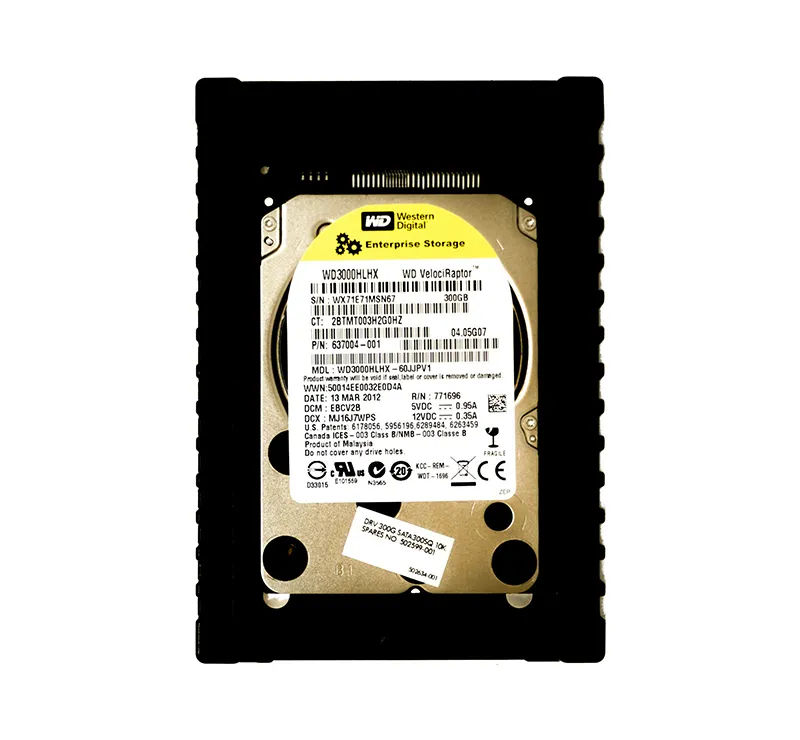 637004-001 - HP 300GB 10000RPM SATA 3Gb/s 2.5-in Hard Drive