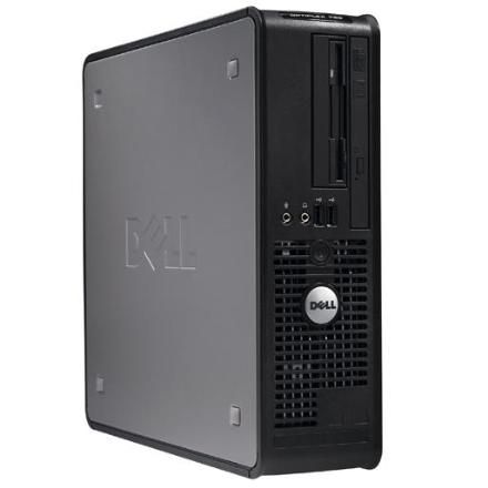 DELL OptiPlex 780 SF Intel® Pentium® E5700 1 GB DDR3-SDRAM 250 GB Windows 7 Professional SFF PC Black