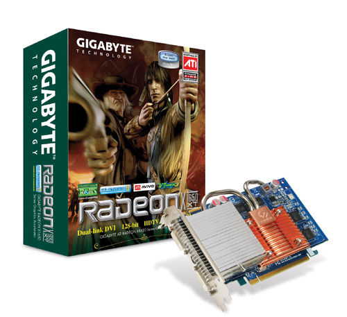 GIGABYTE Radeon™ X1650XT 256MB GDDR3