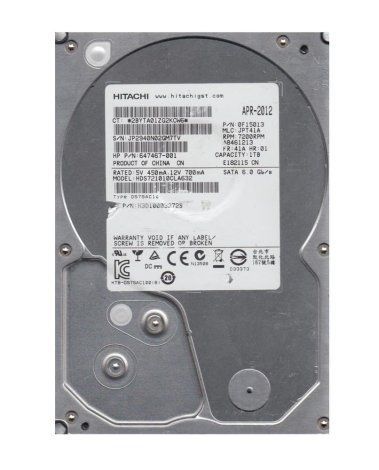 HP 1TB 7200RPM SATA 6Gb/s 3.5-inch Internal Hard Drive (MidLine)
