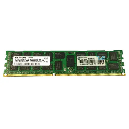 647650-371 - HP 8GB DDR3 1333MHz CL9 ECC RDIMM Memory Module