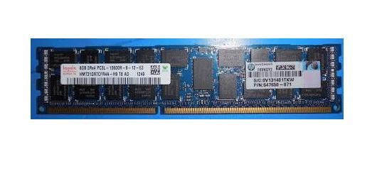 647897-S21 - HP 8GB DDR3 1333MHz CL9 ECC RDIMM Memory Module