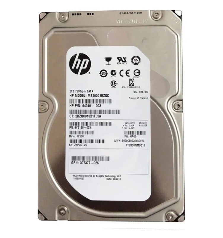 649401-003 - HP 2TB 7200RPM SATA 3Gb/s 3.5-in Hard Drive