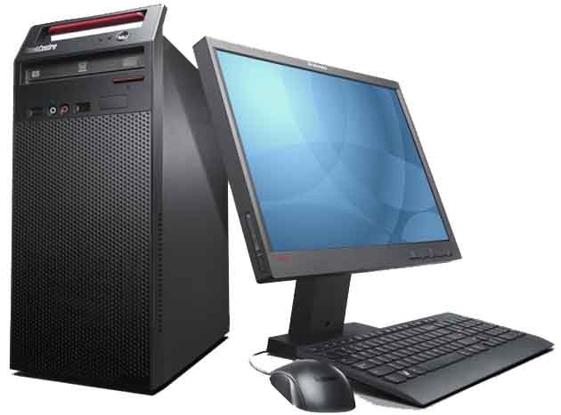 Lenovo ThinkCentre A70 + L2021 Intel® Core™2 Duo E7500 2 GB DDR3-SDRAM 320 GB Intel X4500 Windows 7 Professional Tower PC Black