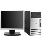 HP dx5150 Microtower PC (EJ812ET) and 19" Monitor