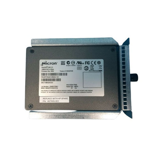 657909-001 - HP 128GB 2.5 inch MLC 3Gb/s SATA Solid State Drive