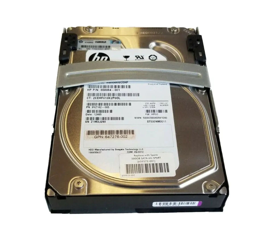 659572-001 - HP 500GB 7200RPM SATA 6Gb/s 3.5-in Hard Drive