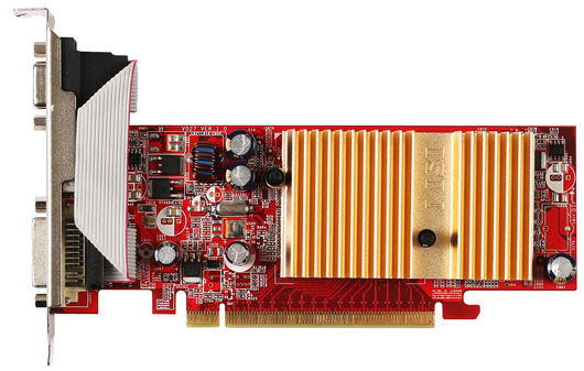 MSI NX7100GS-TD128E 128MB DDR2 PCI-Expressx16 64bit TVout DVI GDDR2