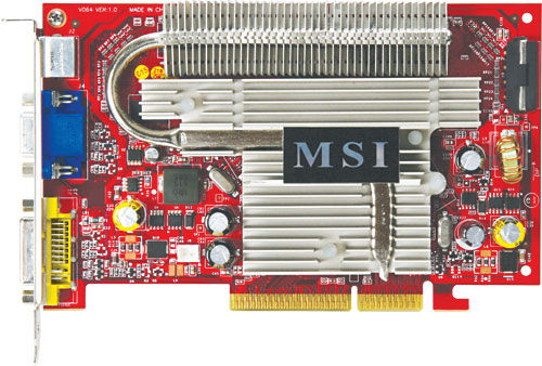 MSI nVidia NX7600GS - AGP Graphic card 256MB GDDR2