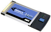 Linksys Wireless-B Notebook Adapter F/ Bt Openworld 11 Mbit/s