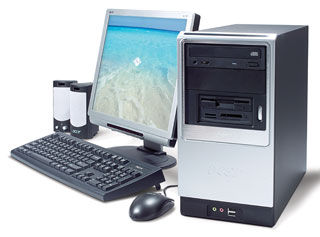 Acer 91.TF86J.T98 PC AMD Athlon 0.25 GB 80 GB