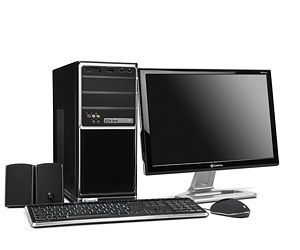 Acer Aspire Gateway DX4720-06m Intel® Pentium® E2200 2 GB DDR2-SDRAM 640 GB NVIDIA® GeForce® 7100 Windows Vista Home Premium Mini Tower PC Black