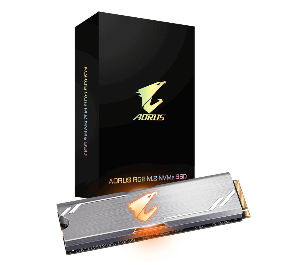 GIGABYTE Aorus RGB 512 GB M.2 PCI Express 3.0 NVMe 3D TLC