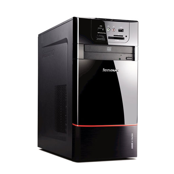 Lenovo IdeaCentre H220 Intel® Pentium® E5500 2 GB DDR3-SDRAM 500 GB Intel® GMA X4500 Windows 7 Home Premium Micro Tower PC Black