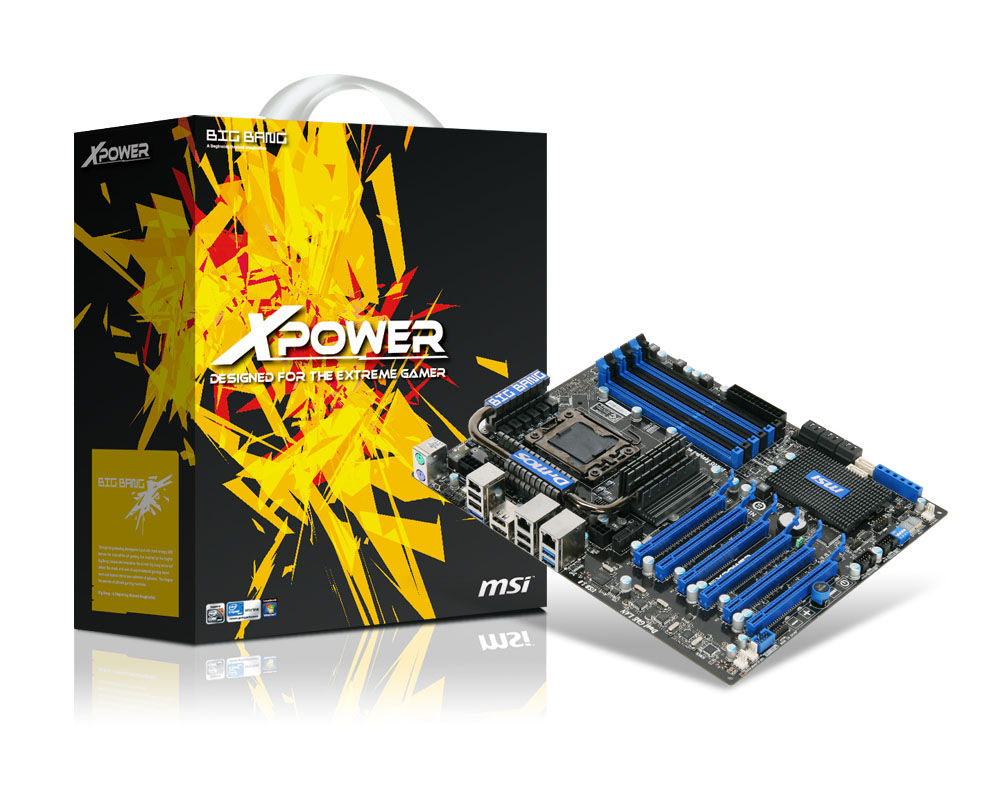 MSI Big Bang-XPower Intel® X58 Socket B (LGA 1366) ATX