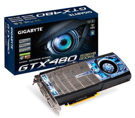GIGABYTE N480D515IB graphics card NVIDIA GeForce GTX 480 1.5 GB GDDR5