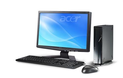 Acer Aspire L3600 Intel® Core™2 Duo E4500 1 GB DDR2-SDRAM 250 GB Intel 3100 Windows Vista Home Premium PC Black, Silver