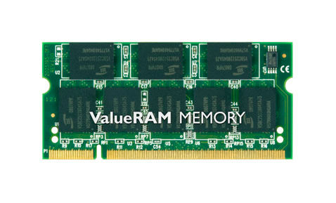 Kingston Technology ValueRAM 512MB 400MHz DDR Non-ECC CL3 (3-3-3) SODIMM memory module 0.5 GB 1 x 0.5 GB 200-pin SO-DIMM
