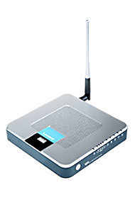 Linksys Wireless-G ADSL Gateway, 2 Phone Ports, Annex A gateway/controller
