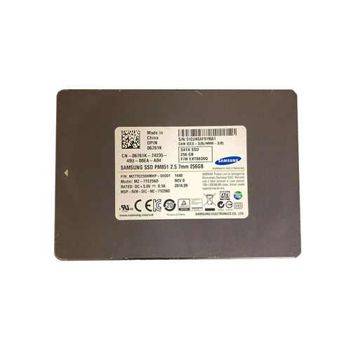 6761K - Dell 256GB 2.5 inch MLC 6Gb/s SATA Solid State Drive